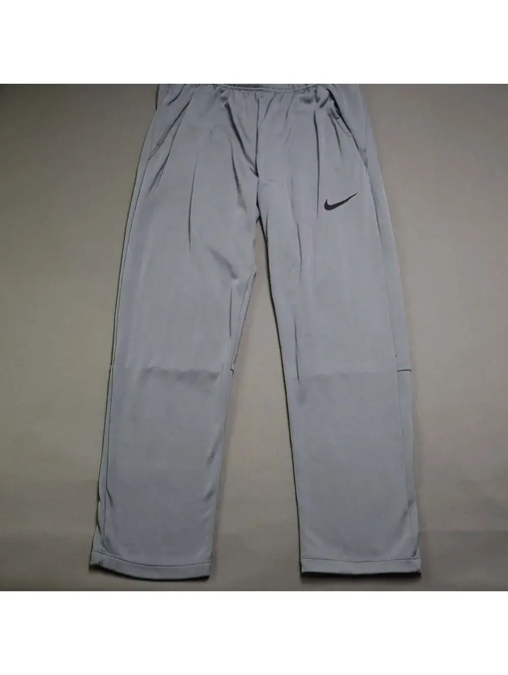 Nike Dri-FIT Men's Sweatpants Grey L Athletic Training Gym Warm Up Trousers